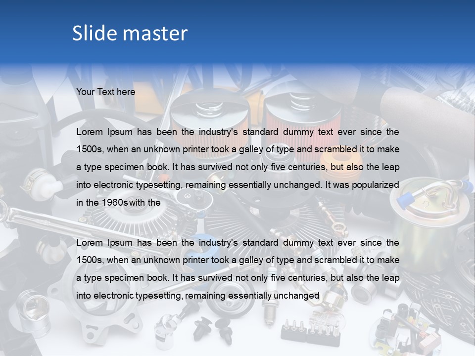 Auto Parts PowerPoint Template