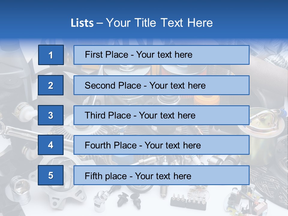 Auto Parts PowerPoint Template
