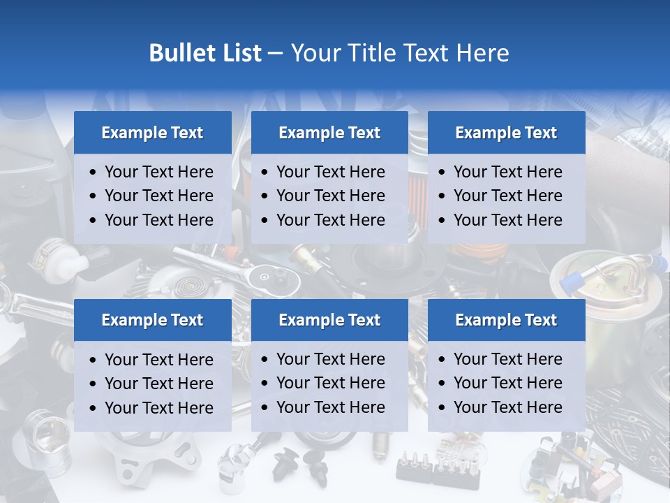 Auto Parts PowerPoint Template