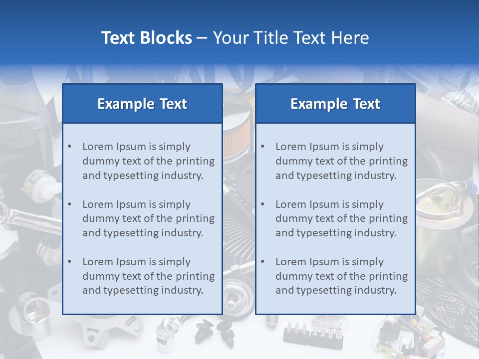 Auto Parts PowerPoint Template