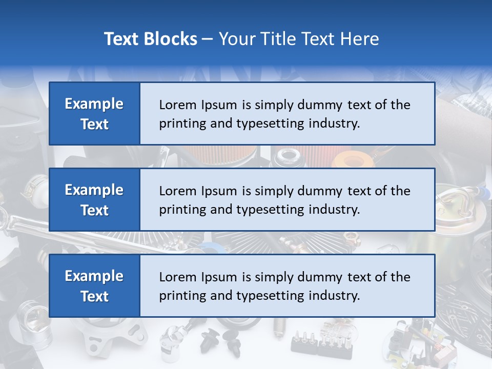 Auto Parts PowerPoint Template