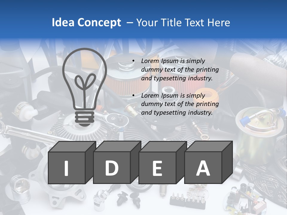 Auto Parts PowerPoint Template