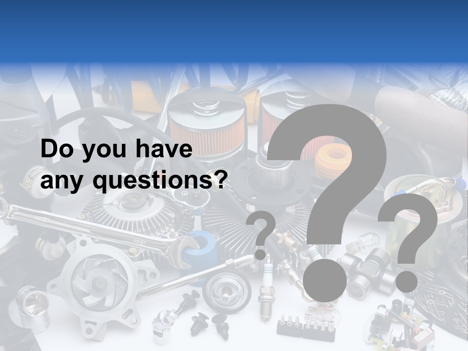 Auto Parts PowerPoint Template