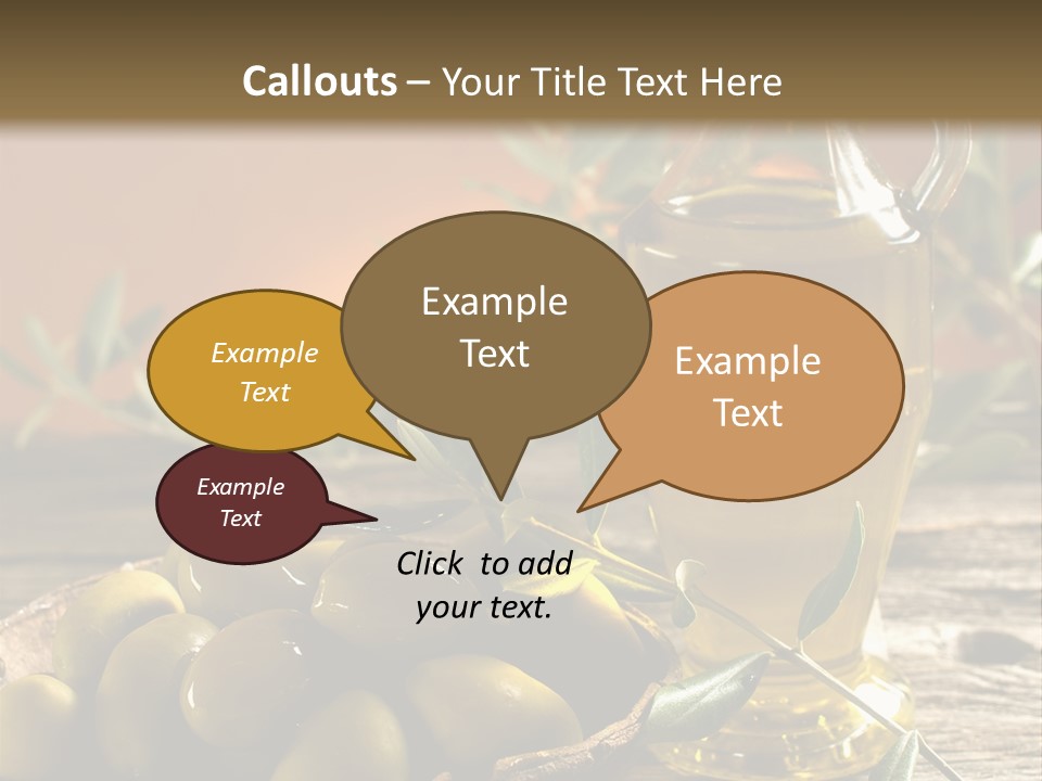 Olive Oil In Spain PowerPoint Template