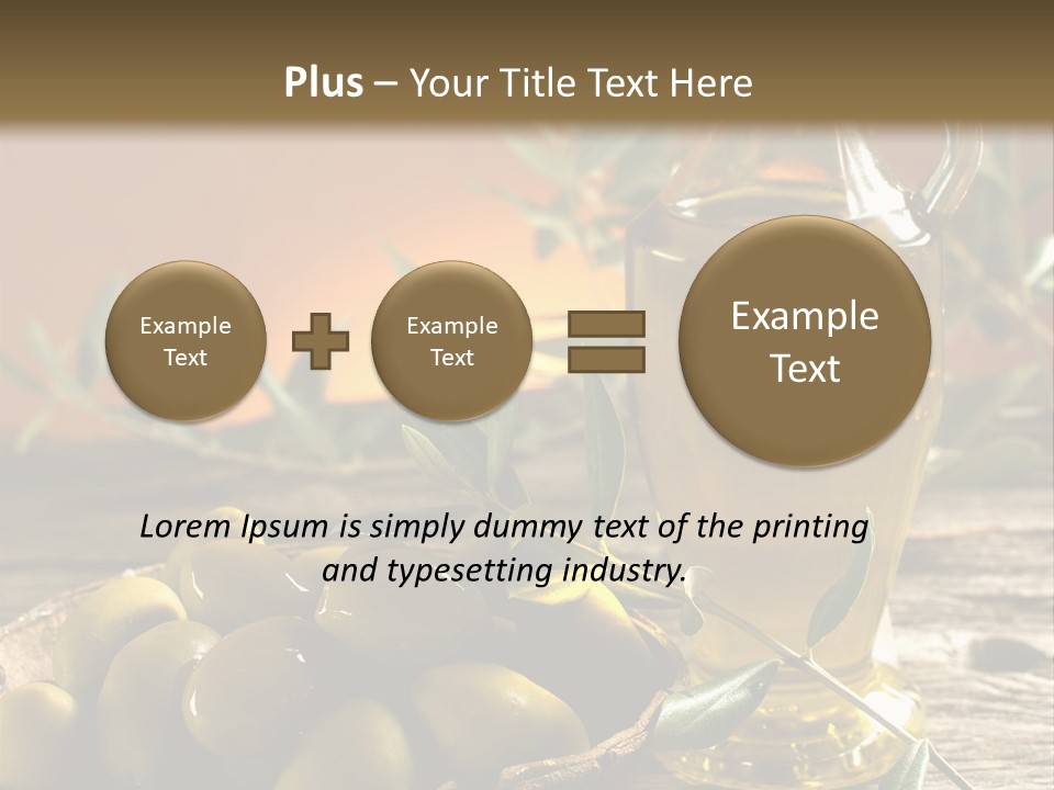Olive Oil In Spain PowerPoint Template