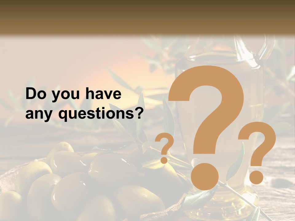 Olive Oil In Spain PowerPoint Template