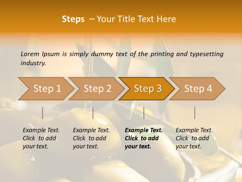 Olive Oil PowerPoint Template