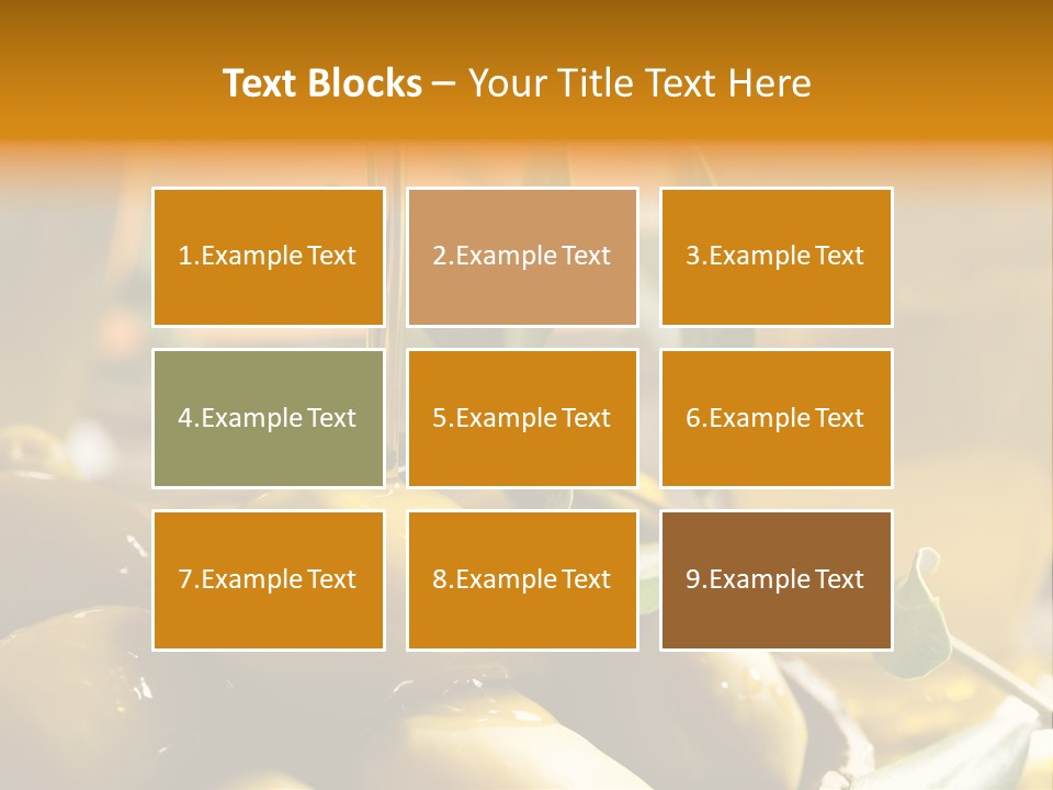 Olive Oil PowerPoint Template