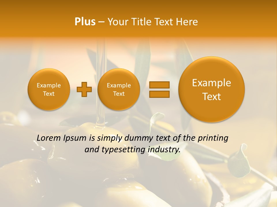 Olive Oil PowerPoint Template