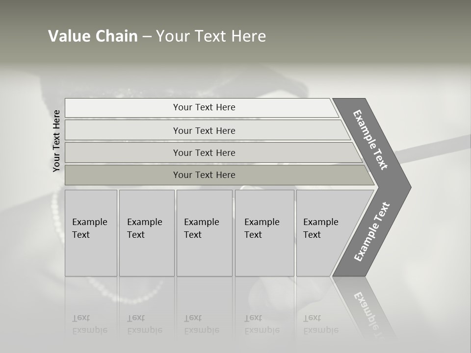 Woman With Cigarette PowerPoint Template