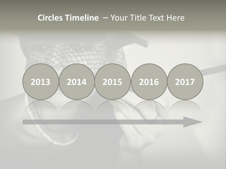 Woman With Cigarette PowerPoint Template