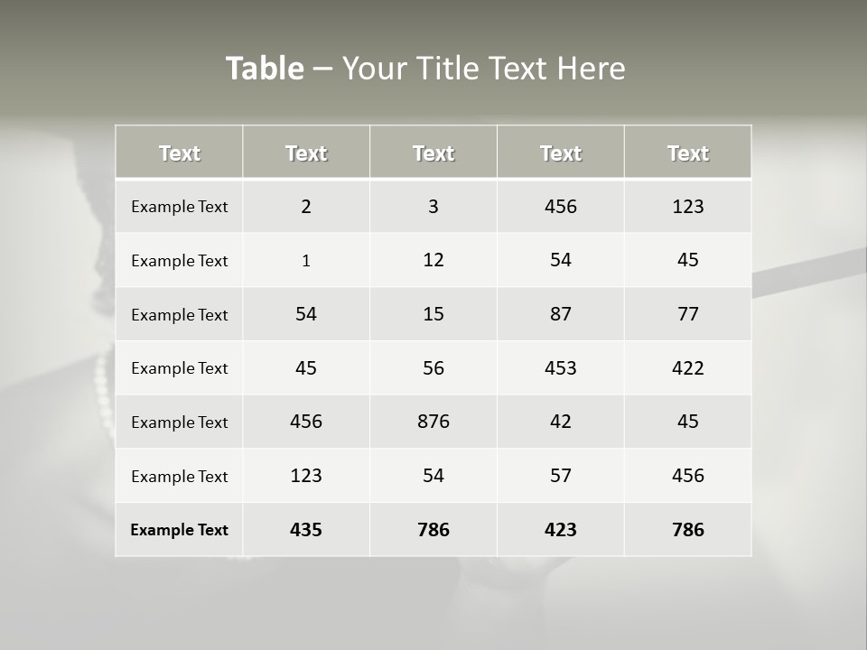 Woman With Cigarette PowerPoint Template