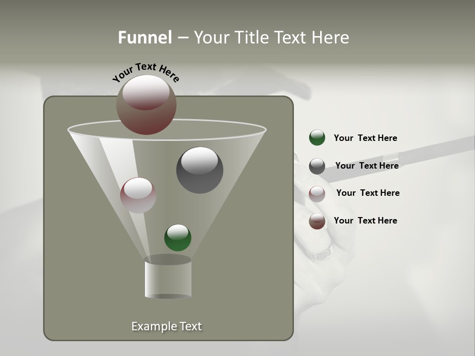 Woman With Cigarette PowerPoint Template