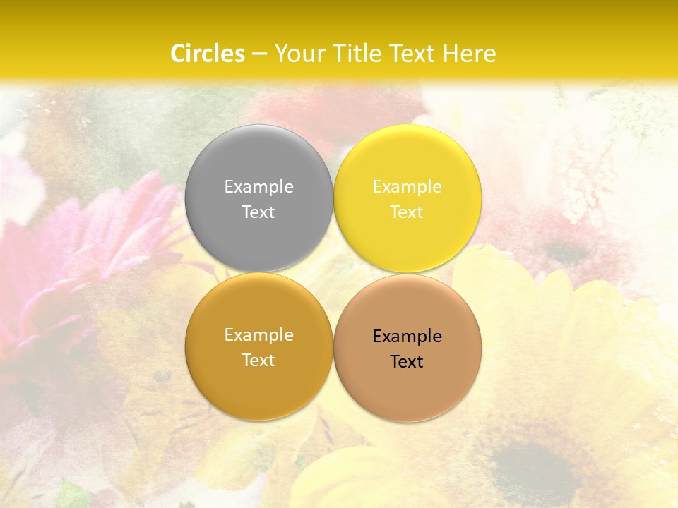 Sunshine & Flowers PowerPoint Template