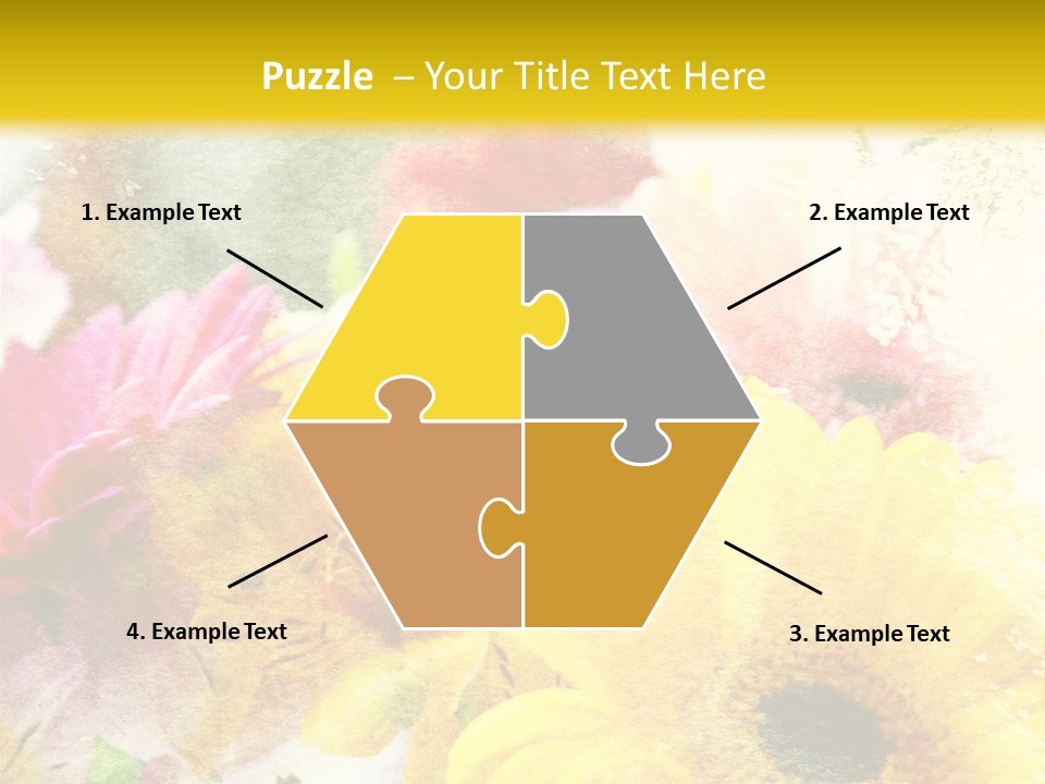 Sunshine & Flowers PowerPoint Template