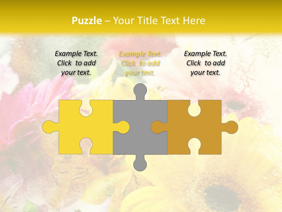 Sunshine & Flowers PowerPoint Template