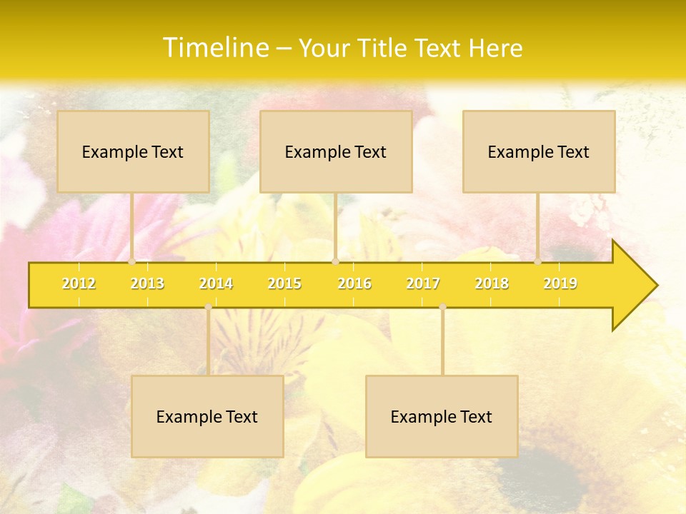 Sunshine & Flowers PowerPoint Template