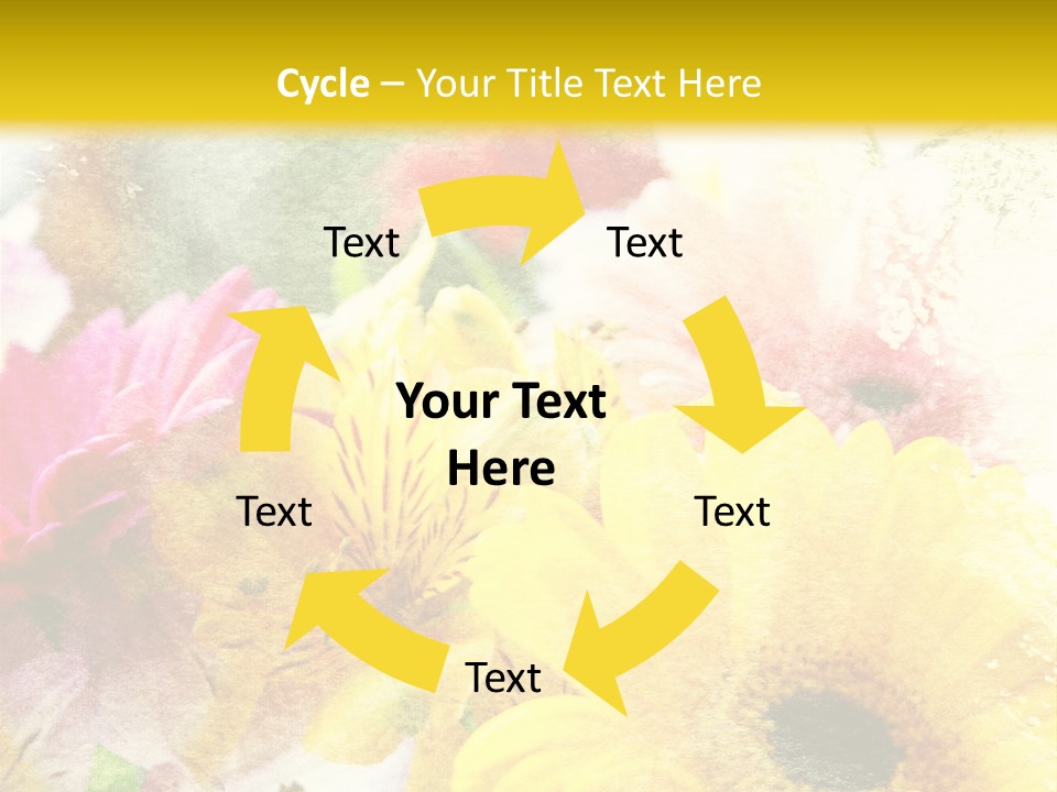 Sunshine & Flowers PowerPoint Template