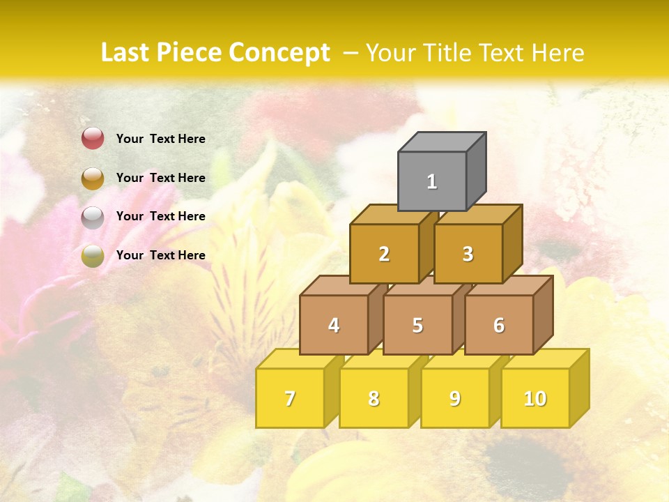 Sunshine & Flowers PowerPoint Template