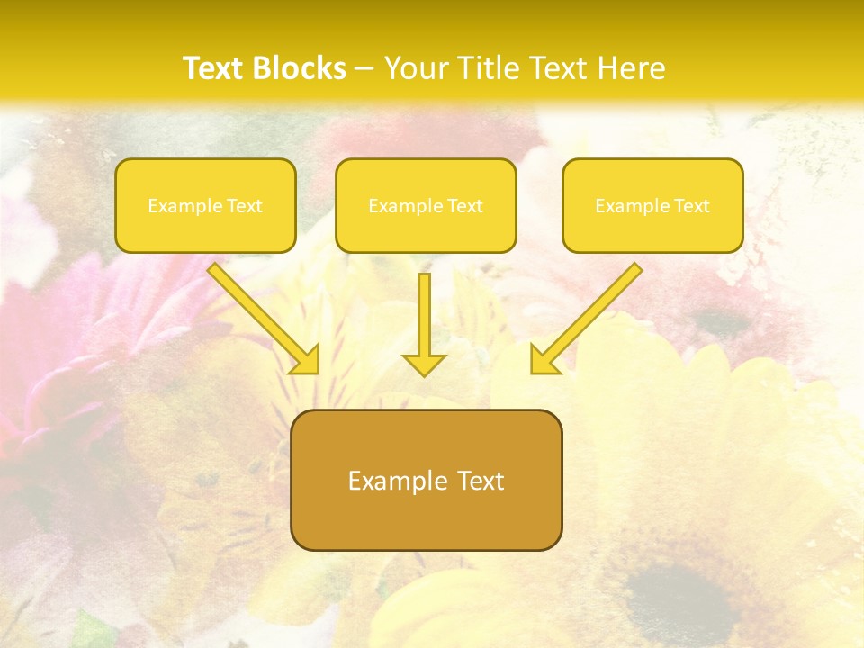Sunshine & Flowers PowerPoint Template