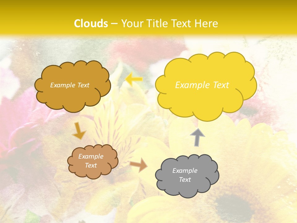 Sunshine & Flowers PowerPoint Template
