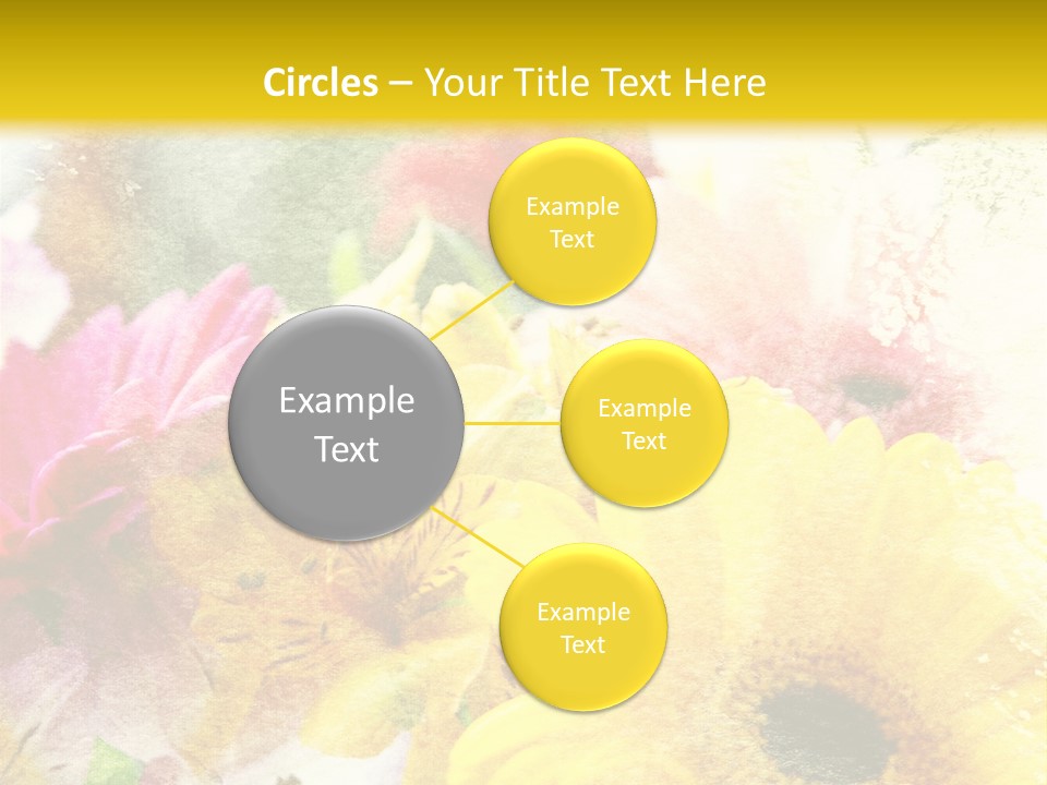 Sunshine & Flowers PowerPoint Template