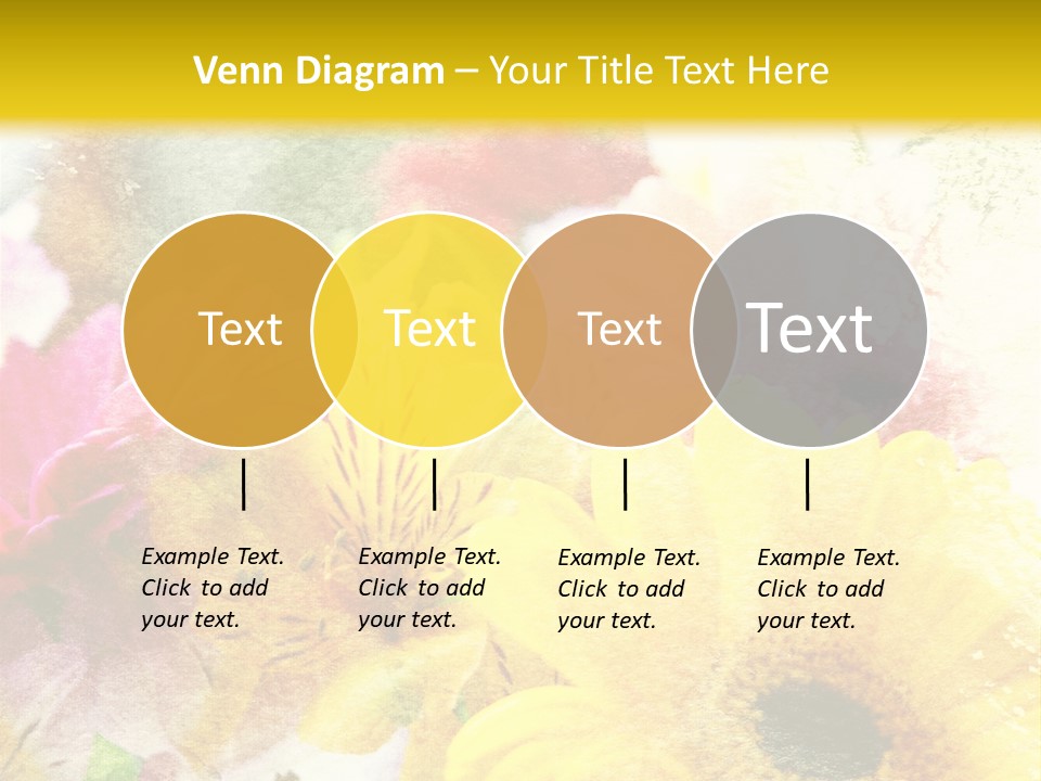 Sunshine & Flowers PowerPoint Template