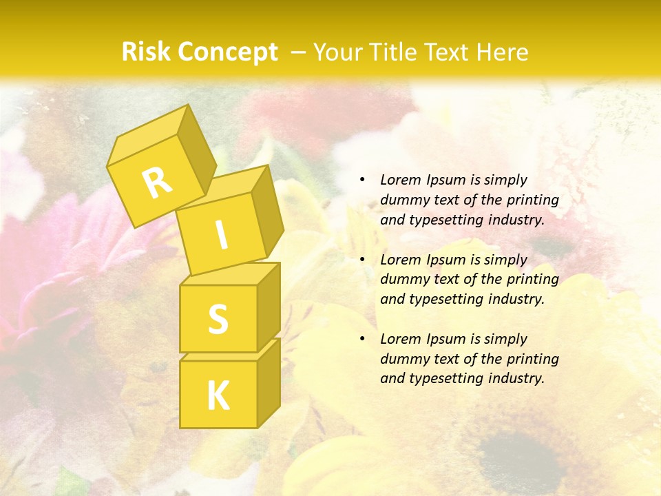 Sunshine & Flowers PowerPoint Template