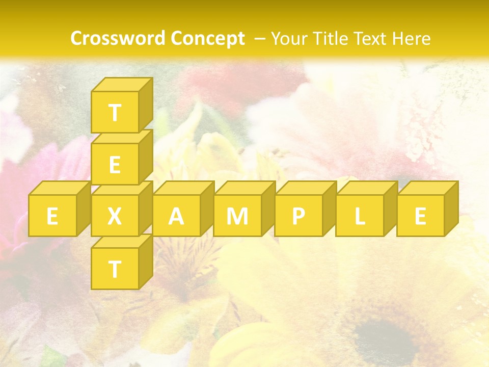 Sunshine & Flowers PowerPoint Template