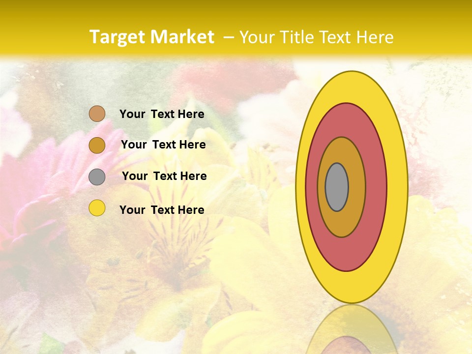 Sunshine & Flowers PowerPoint Template