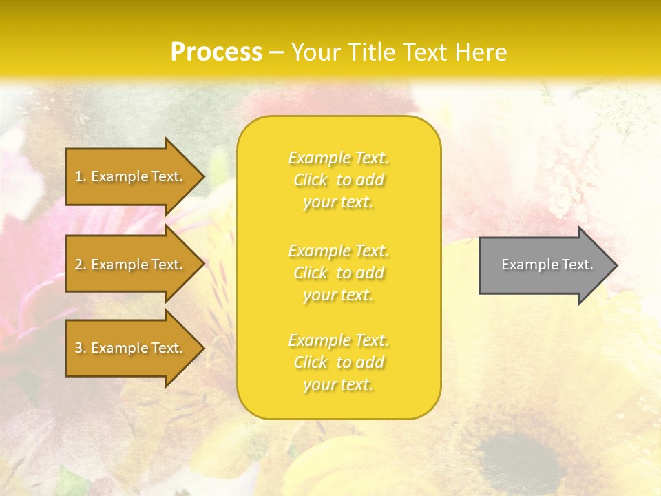 Sunshine & Flowers PowerPoint Template