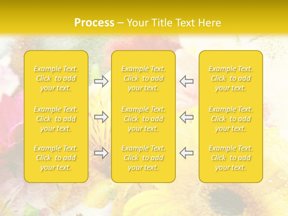 Sunshine & Flowers PowerPoint Template