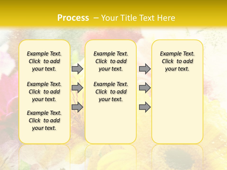 Sunshine & Flowers PowerPoint Template