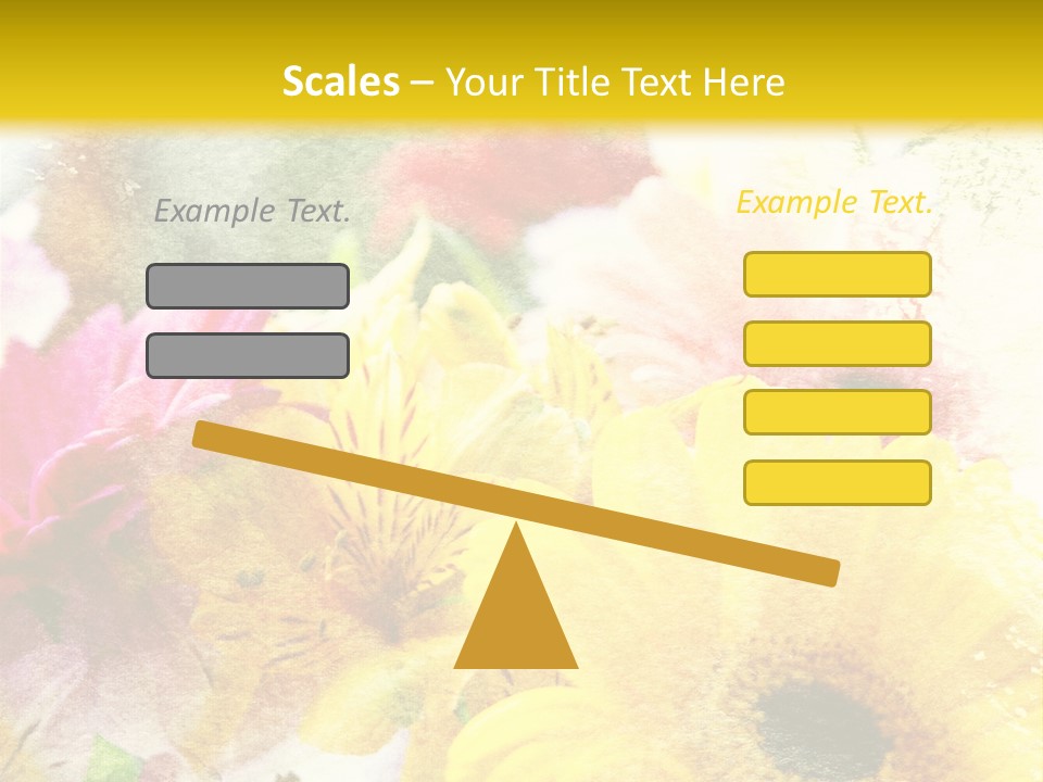 Sunshine & Flowers PowerPoint Template