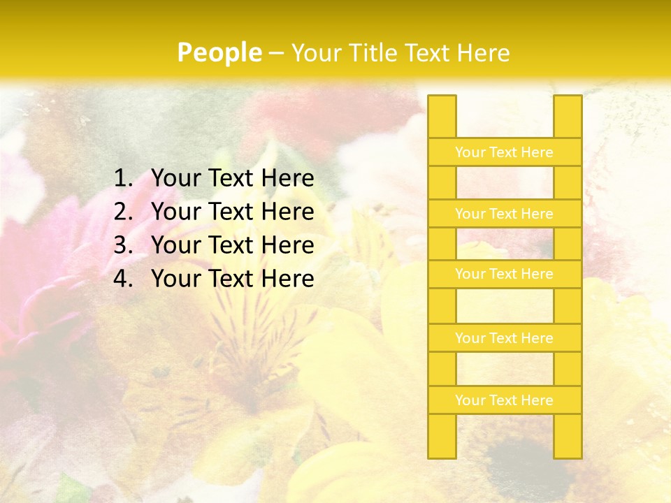 Sunshine & Flowers PowerPoint Template