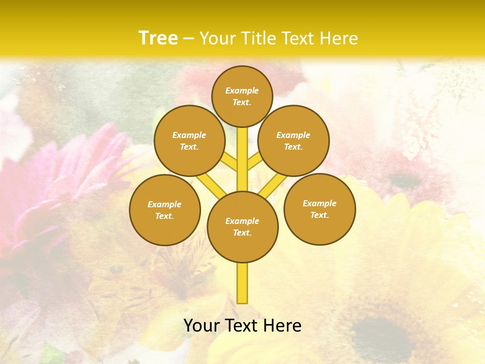 Sunshine & Flowers PowerPoint Template