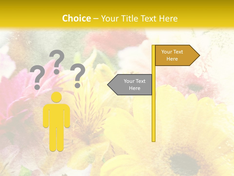Sunshine & Flowers PowerPoint Template