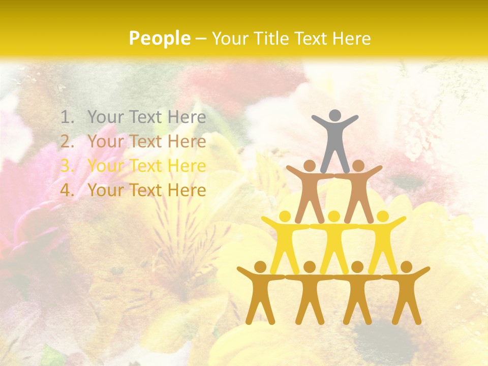 Sunshine & Flowers PowerPoint Template