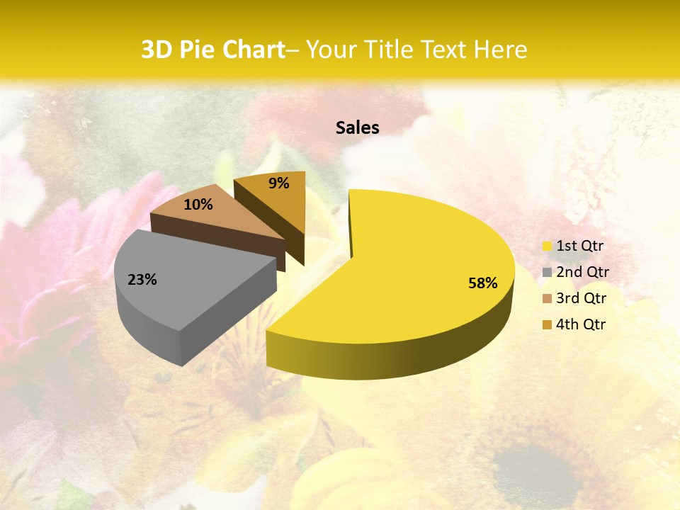 Sunshine & Flowers PowerPoint Template
