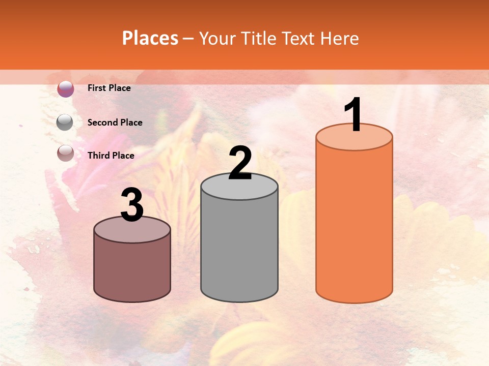 Color Closeup Paper PowerPoint Template