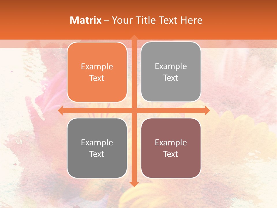 Color Closeup Paper PowerPoint Template