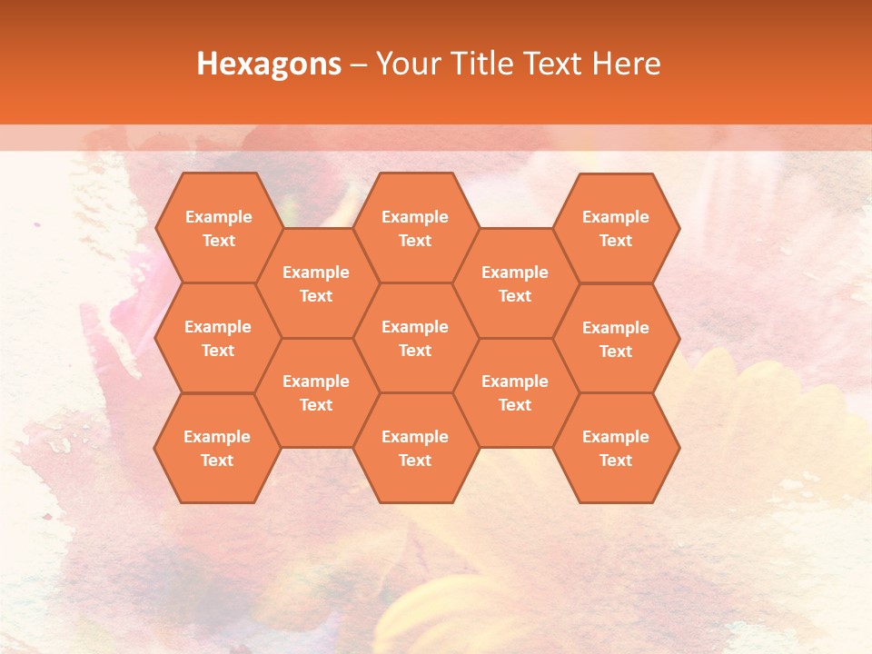 Color Closeup Paper PowerPoint Template