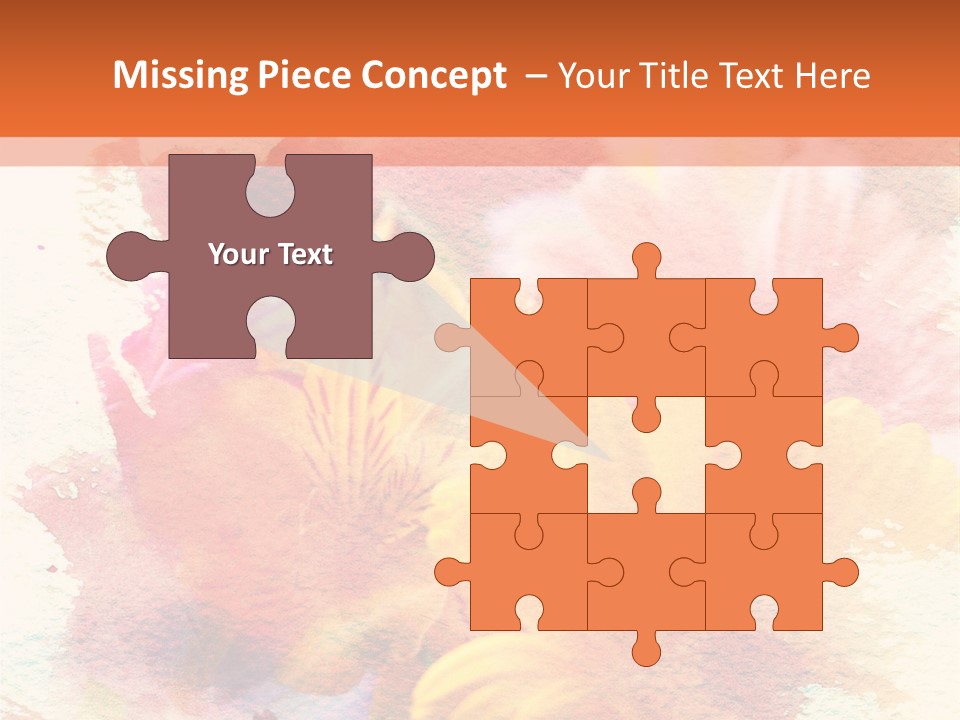 Color Closeup Paper PowerPoint Template