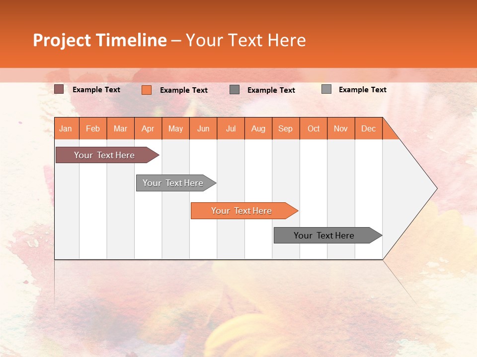 Color Closeup Paper PowerPoint Template