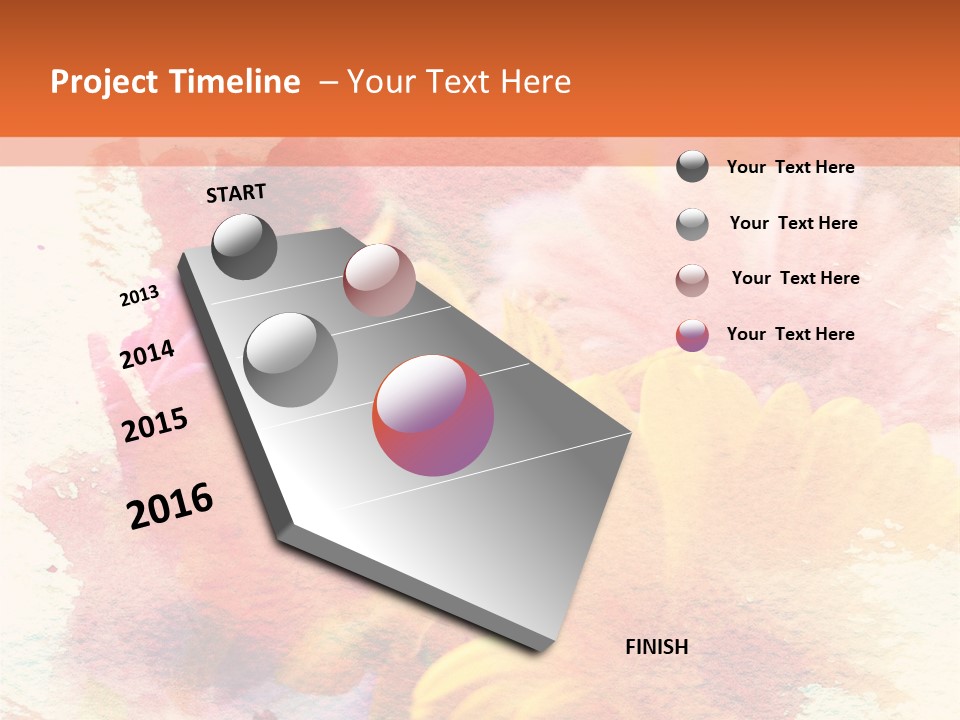 Color Closeup Paper PowerPoint Template