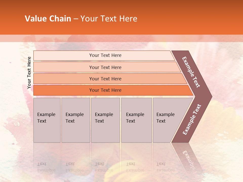 Color Closeup Paper PowerPoint Template