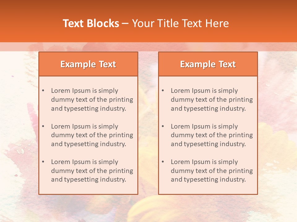 Color Closeup Paper PowerPoint Template