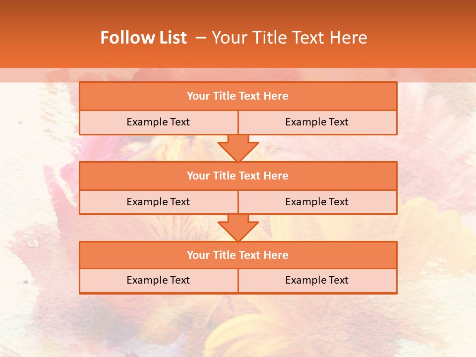 Color Closeup Paper PowerPoint Template