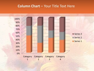 Color Closeup Paper PowerPoint Template