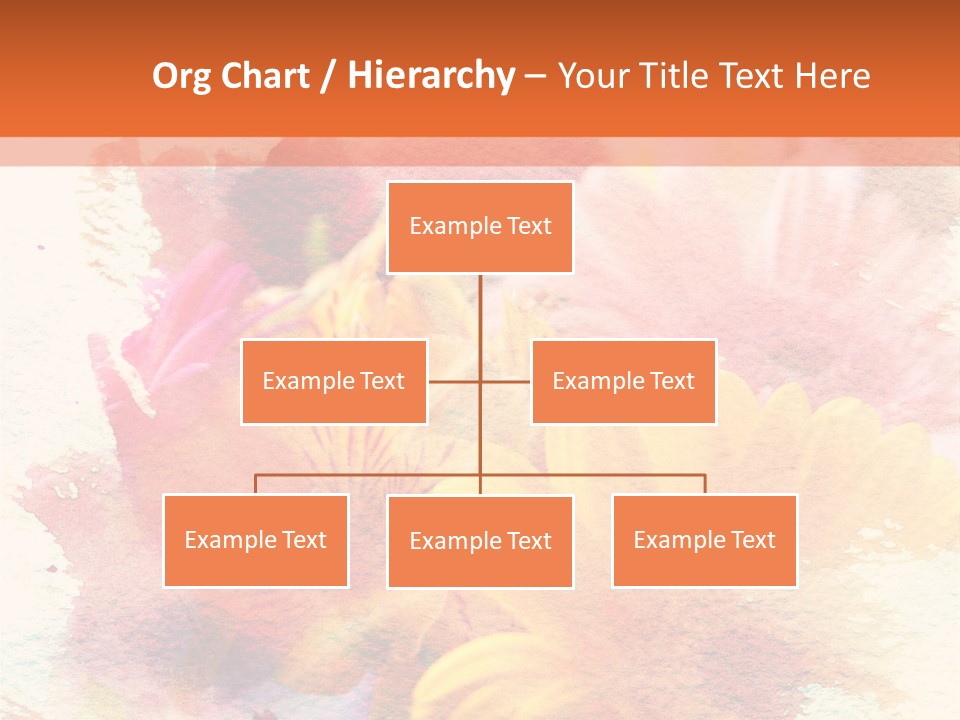 Color Closeup Paper PowerPoint Template